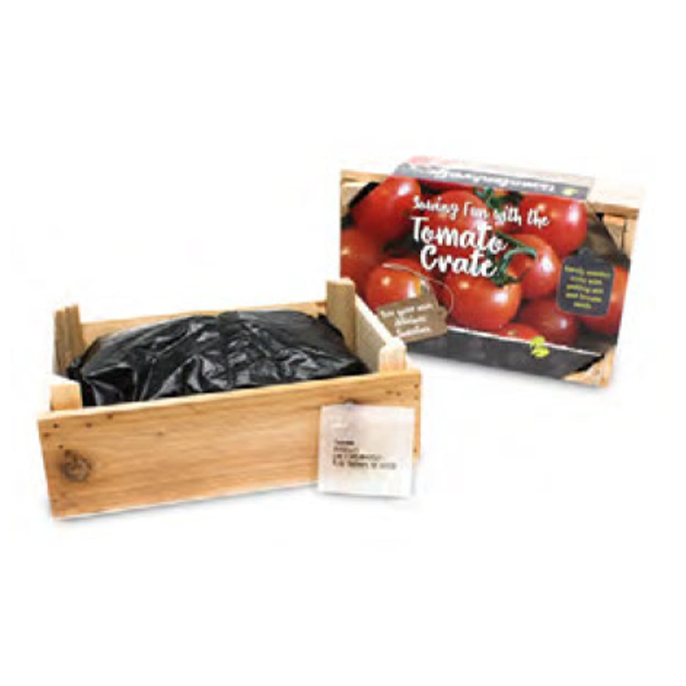 Träbricka med frön